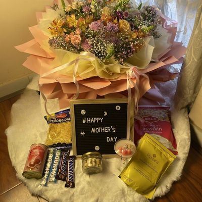 Mother's Day Sweet Affection Floral & Treat Bouquet