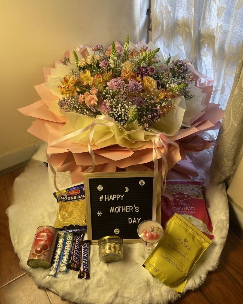 Mother's Day Sweet Affection Floral & Treat Bouquet