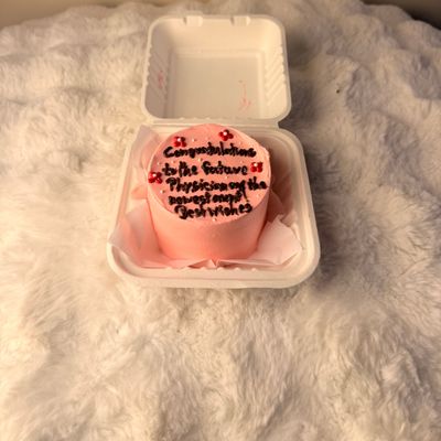 Charming Pink Bento Celebration Cake