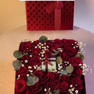 Crimson Royal Rose Box