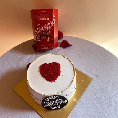  Lindor Chocolate & Rose Combo