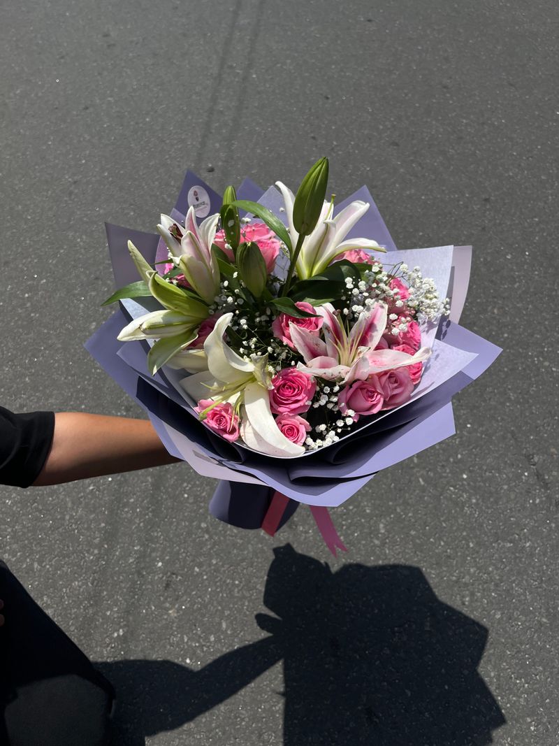 Pink Lily Love Bouquet 