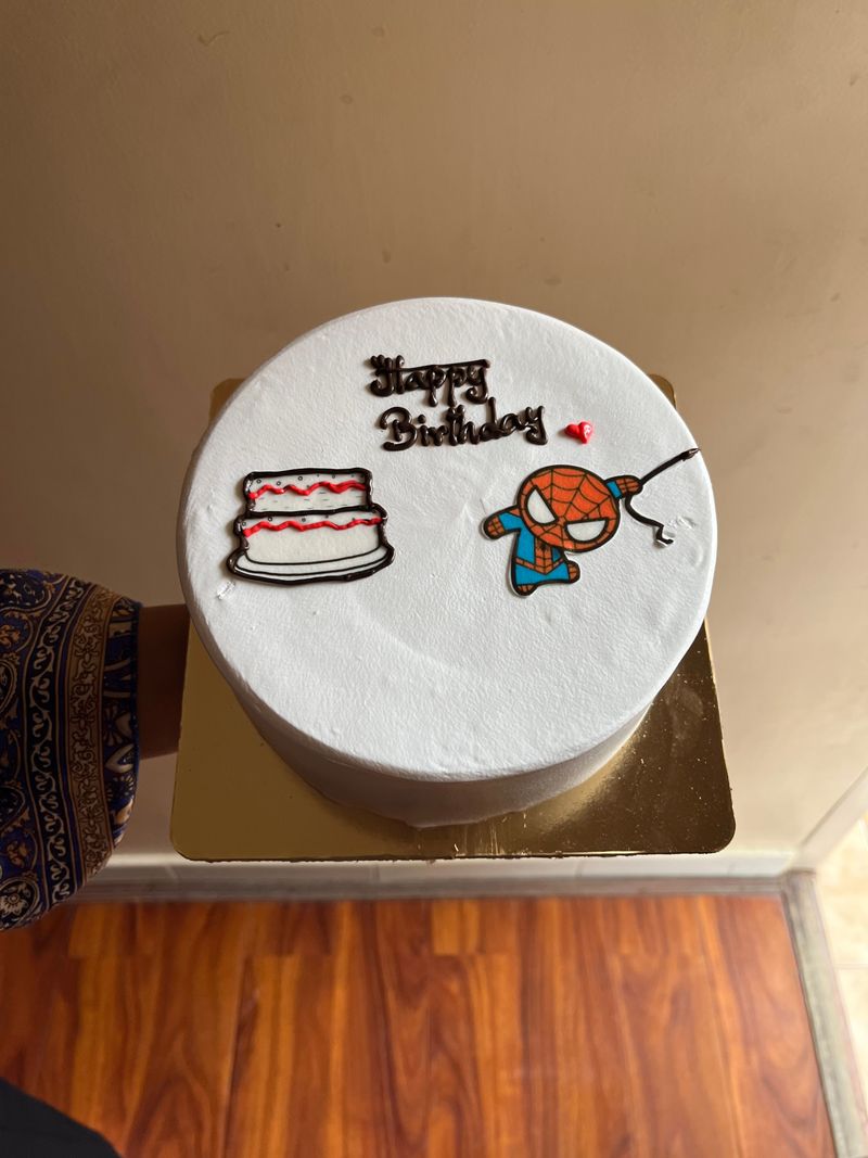 minimalist birthday cake- 1 pound 