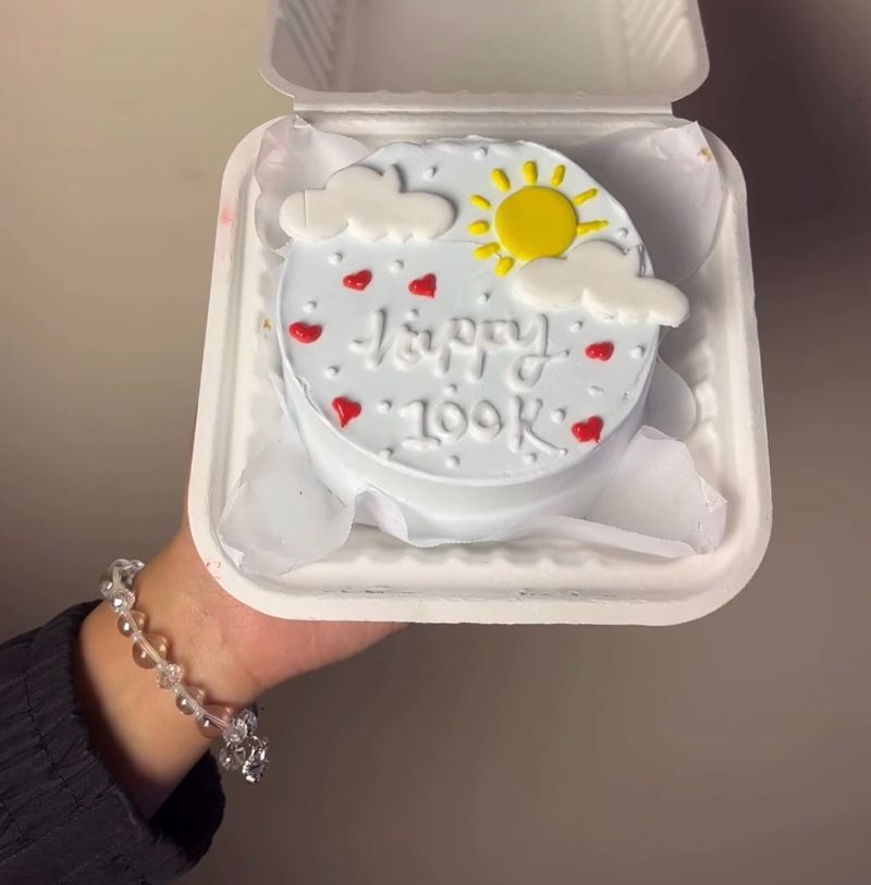 Daisy Dream Birthday Bento Cake