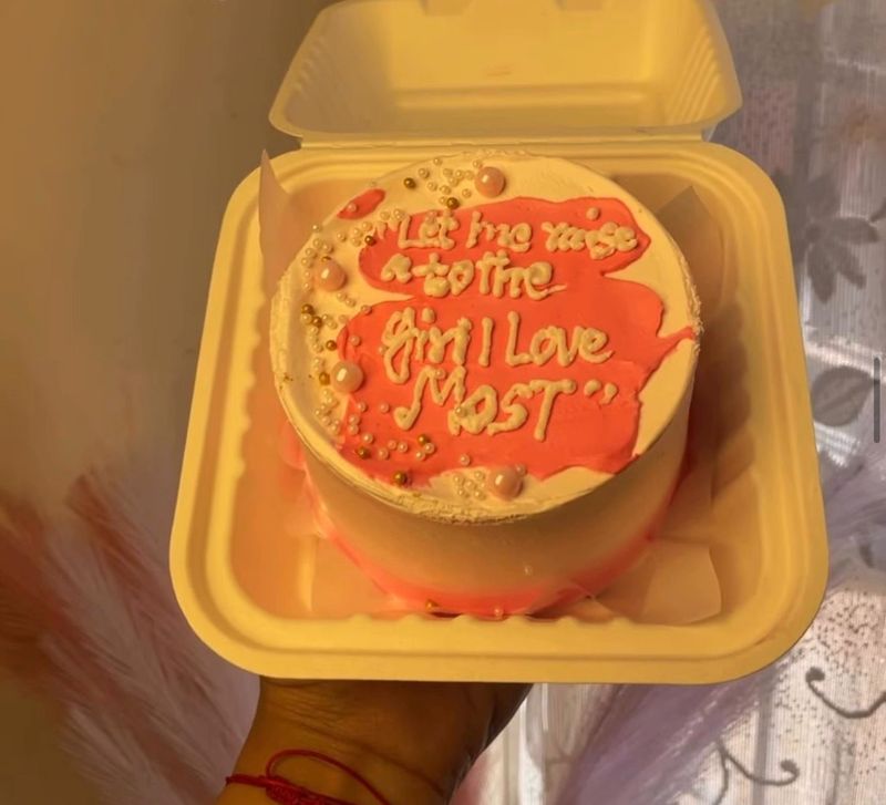 Sweet Gratitude Bento Cake