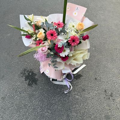 Pastel Elegance Bouquet 🌸🤍✨