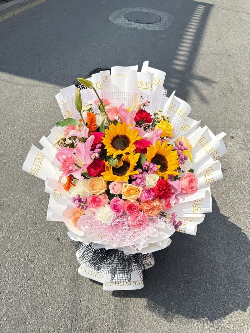 Radiant Celebration Bouquet 🌻🌸💐