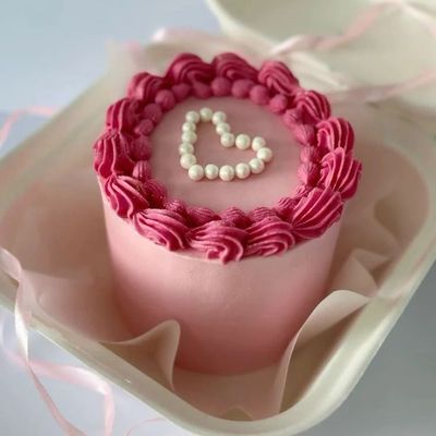 Bento Pink Vintage Pearl Cakei want description in 