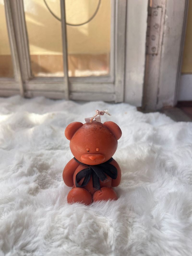 Cuddle Bear Artisan Sculpted Candle