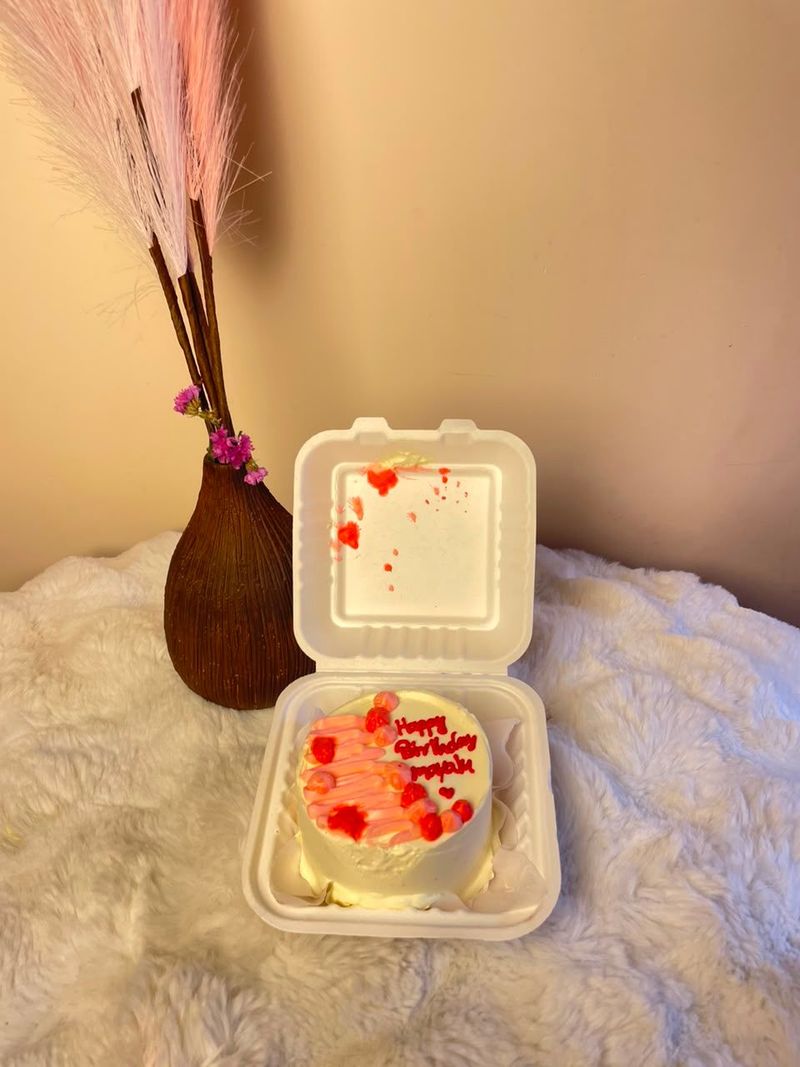 Sweet Cherry Bento Cake