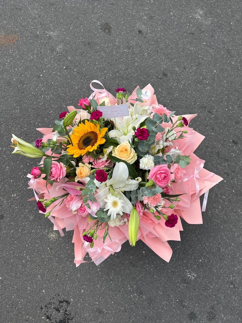 : Golden Garden Harmony Bouquet