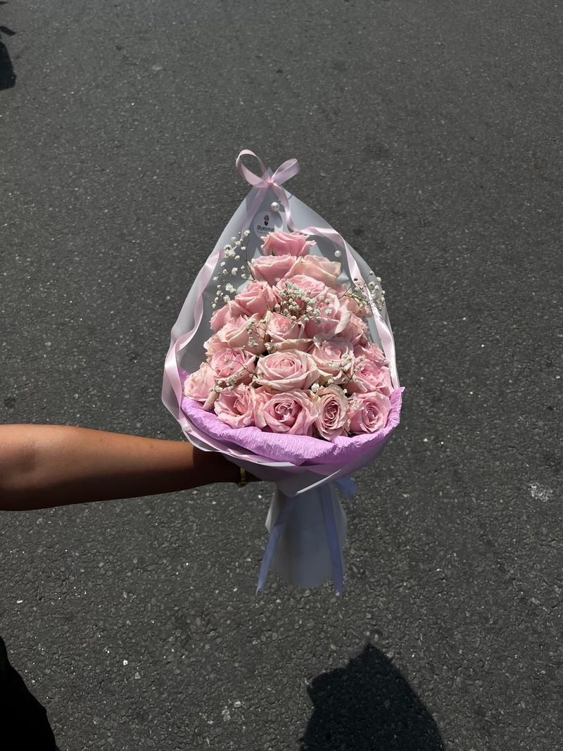 30 Stem Pastel Pink Rose Bouquet – Pinterest Aesthetic Edit
