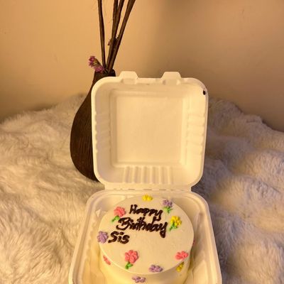 Fresh Strawberry Bento Cake – Sweet Blush
