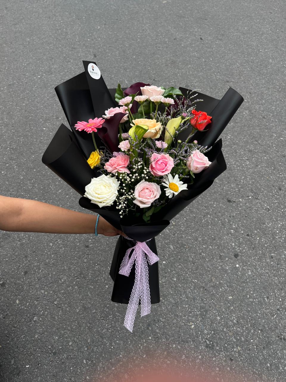 Elegant Seasonal Blossom Harmony (15 Stems) Congratulations & Graduations: Celebrate proud achievements with a lively splash of color.