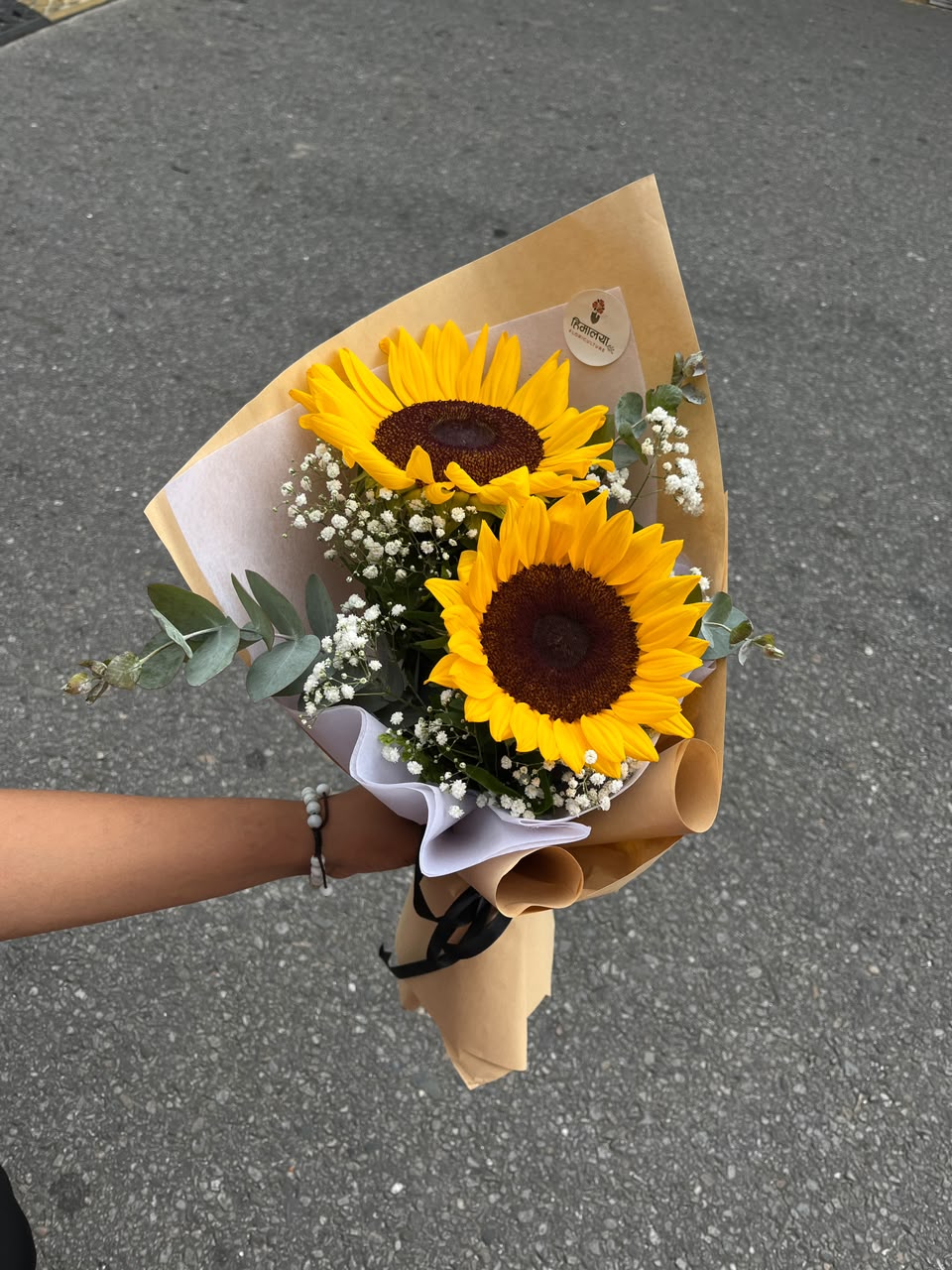 As flowers are natural products, bloom size, color, and appearance may vary slightly depending on seasonal availability. If any flower or foliage is unavailable, it will be replaced with a similar item of equal or greater value while maintaining the overall style and quality of the bouquet. To keep your flowers fresh, place them in clean water and avoid direct sunlight and excessive heat.